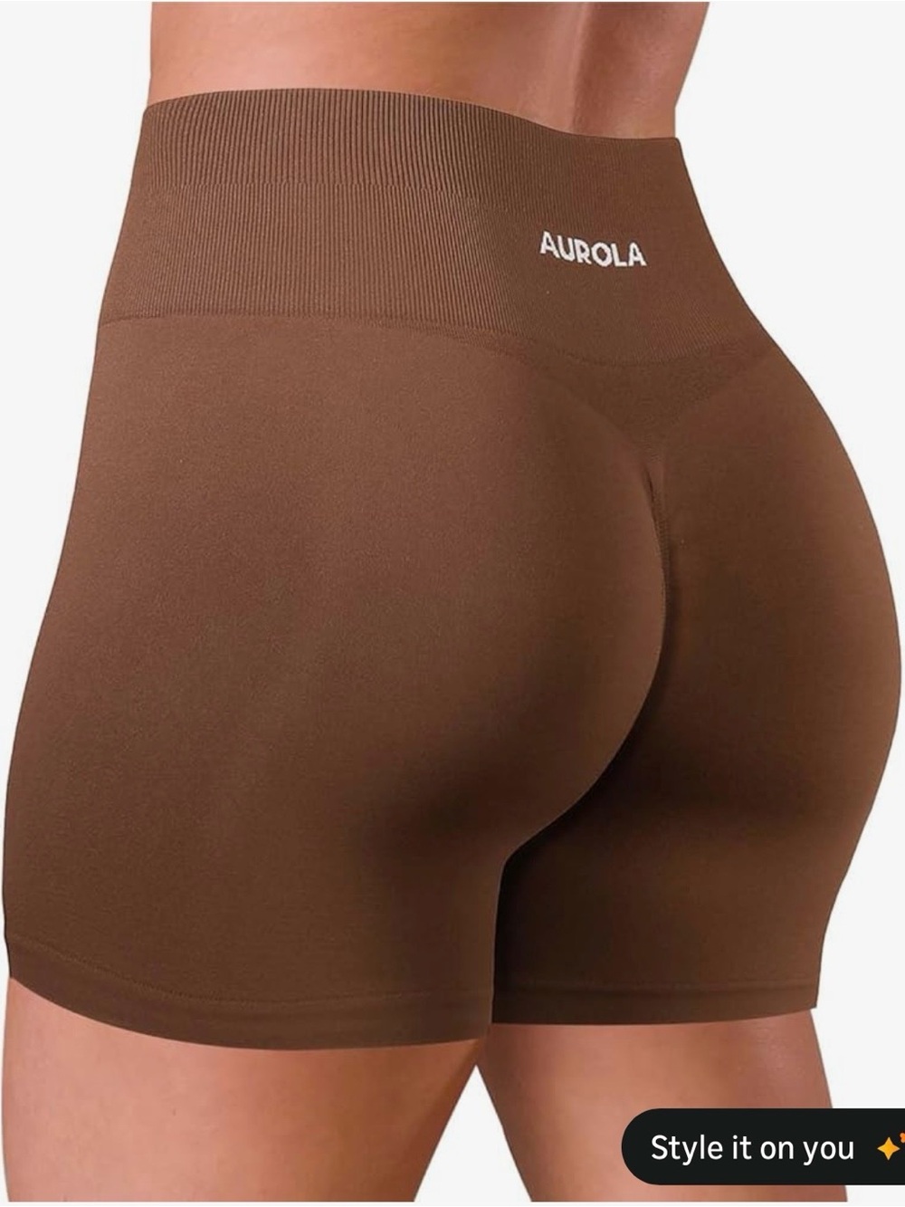 Brown Aurola Shorts - Size L